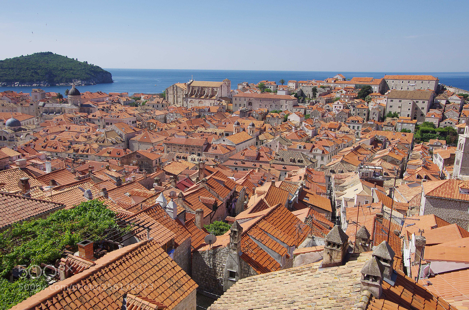 Pentax K-5 sample photo. Roofs of dubrovnik photography