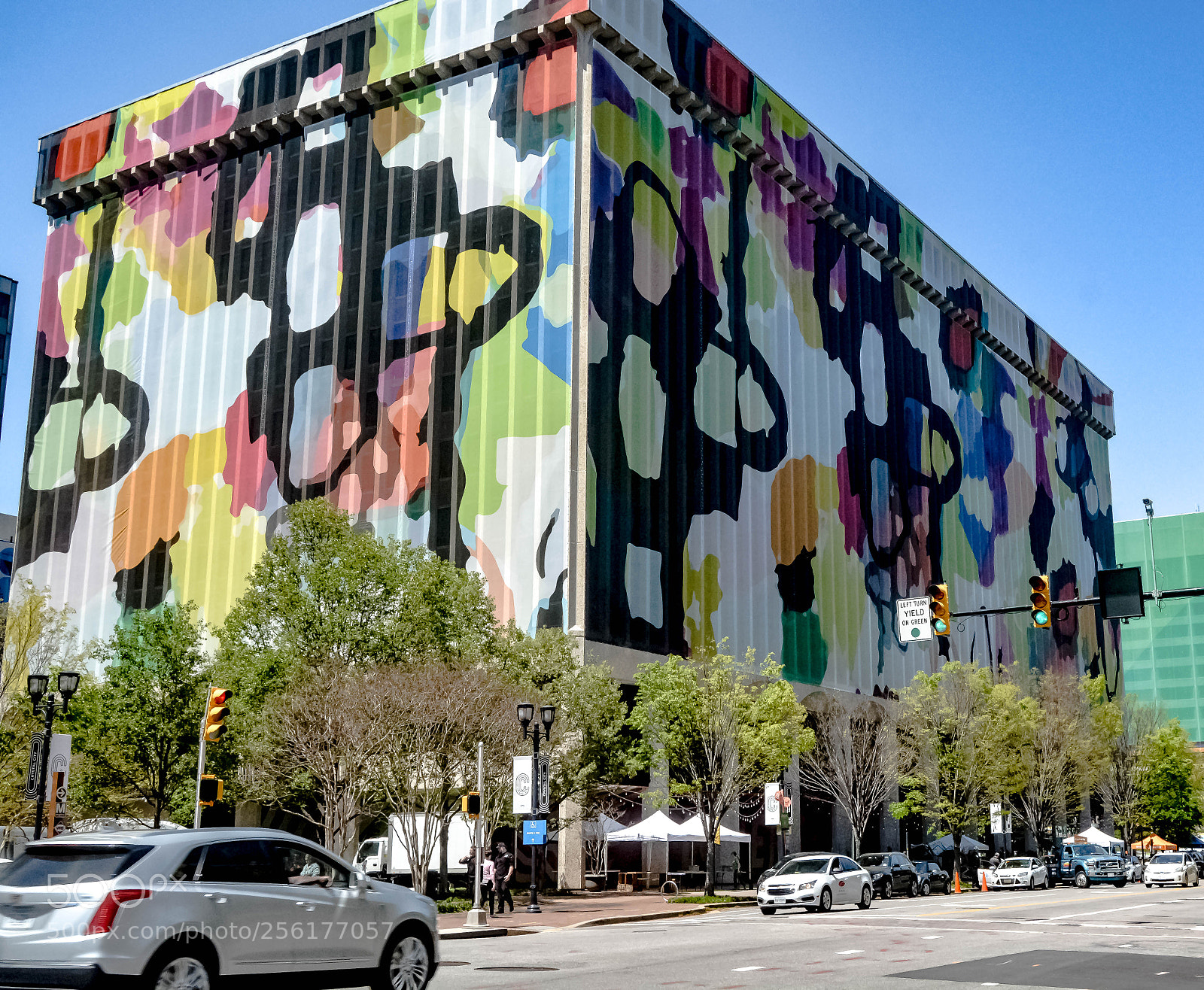 Nikon D5200 sample photo. Building wrap photography