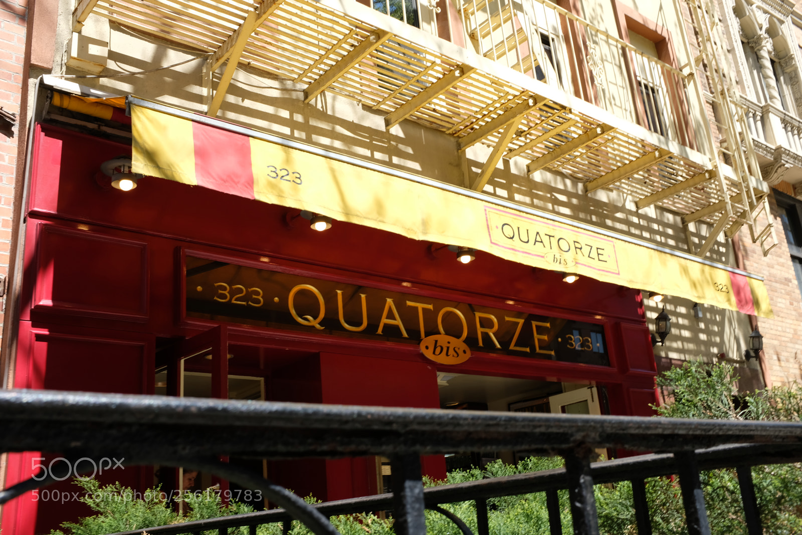 Fujifilm X100F sample photo. Quartorze restaurant nyc photography