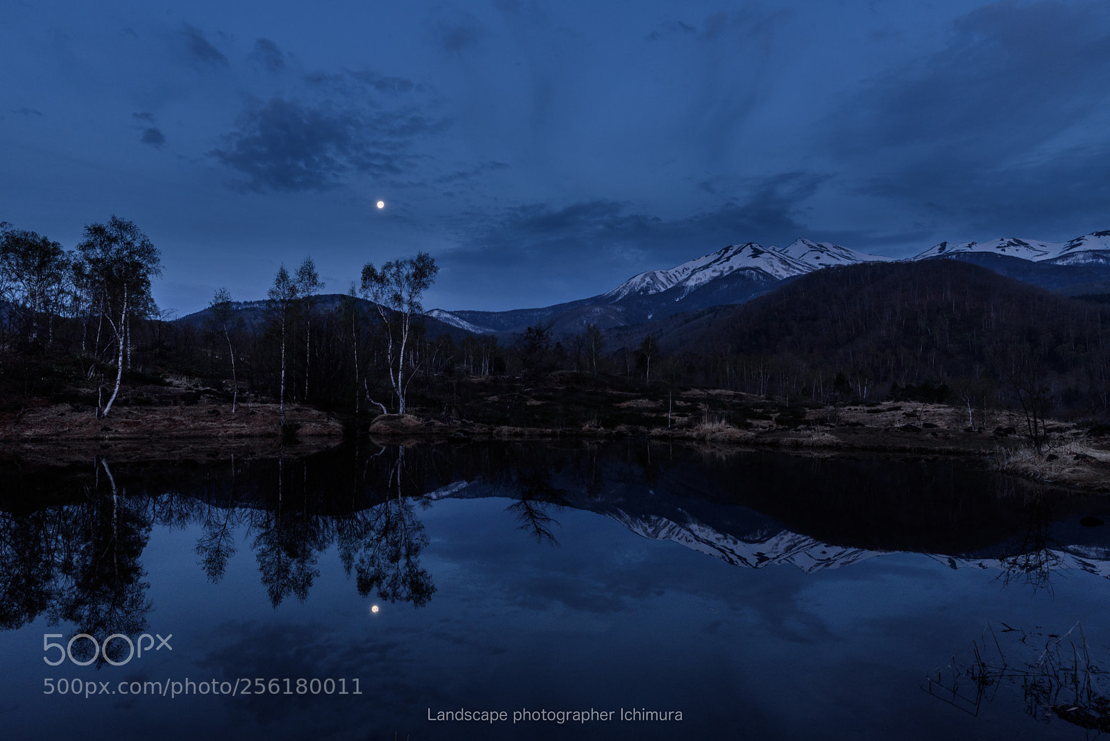 Nikon D750 sample photo. Moon and mt.ontake photography