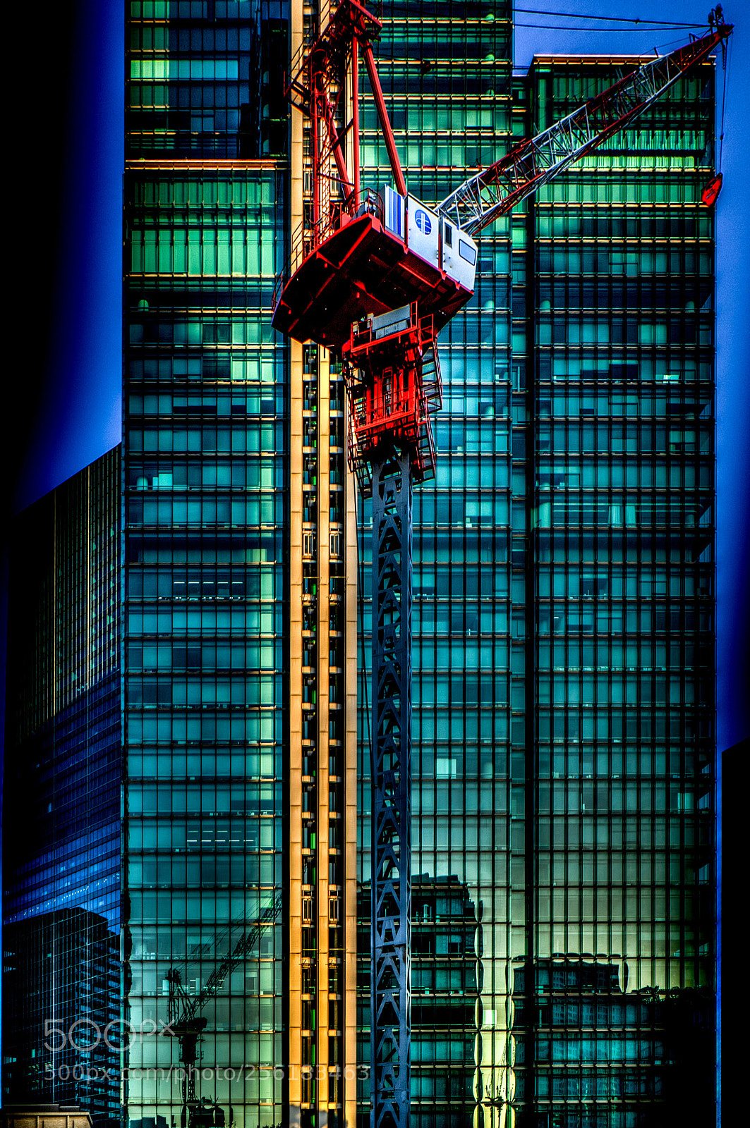 Sony a6000 sample photo. Distorted construction photography