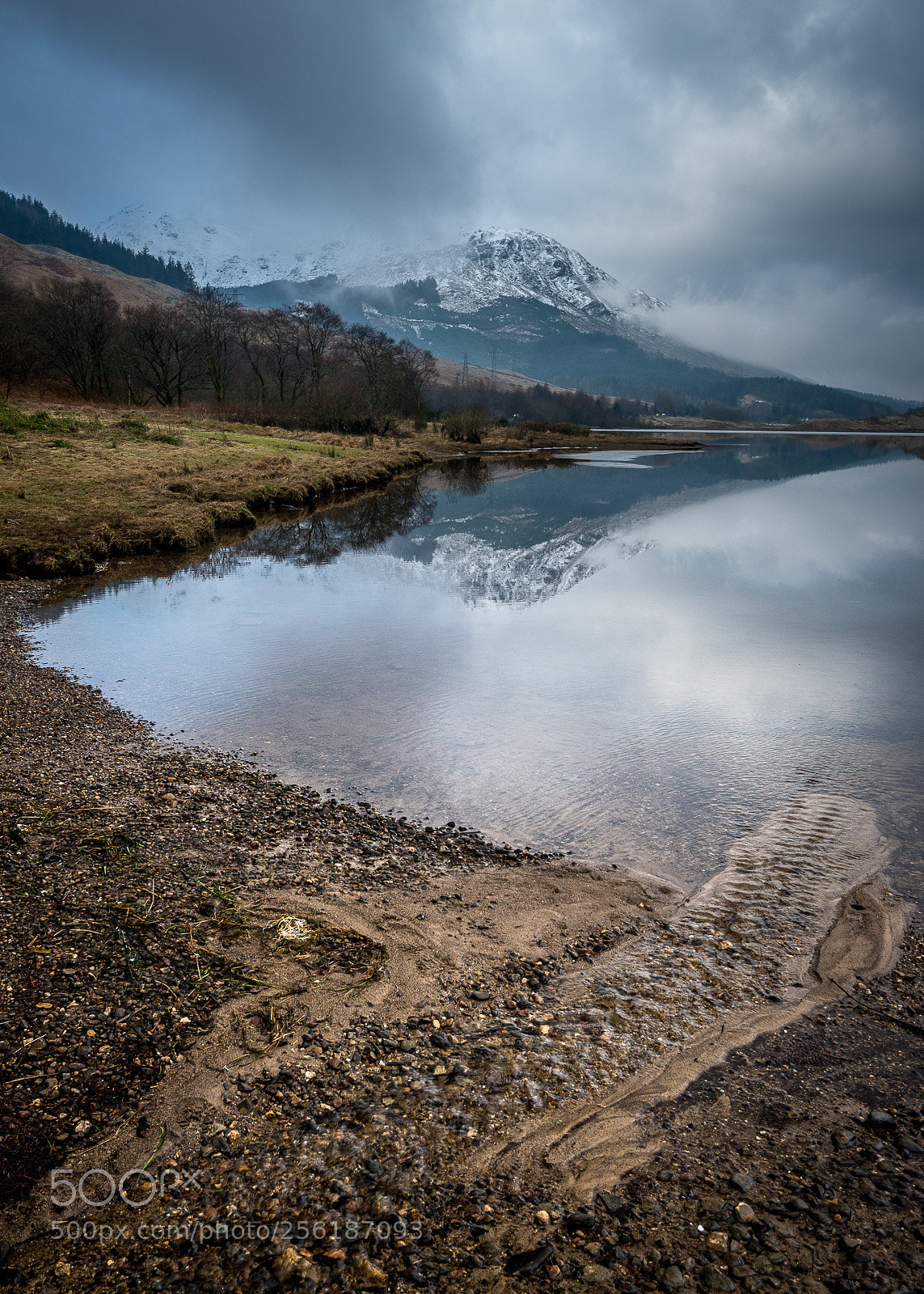 Nikon D800 sample photo. || reflections on loch lubhair photography