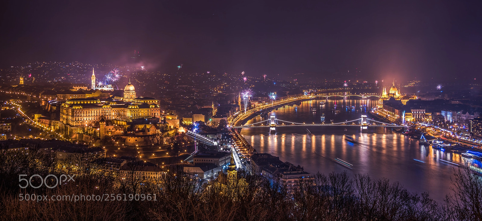 Nikon D750 sample photo. Fireworks over budapest, hungary photography