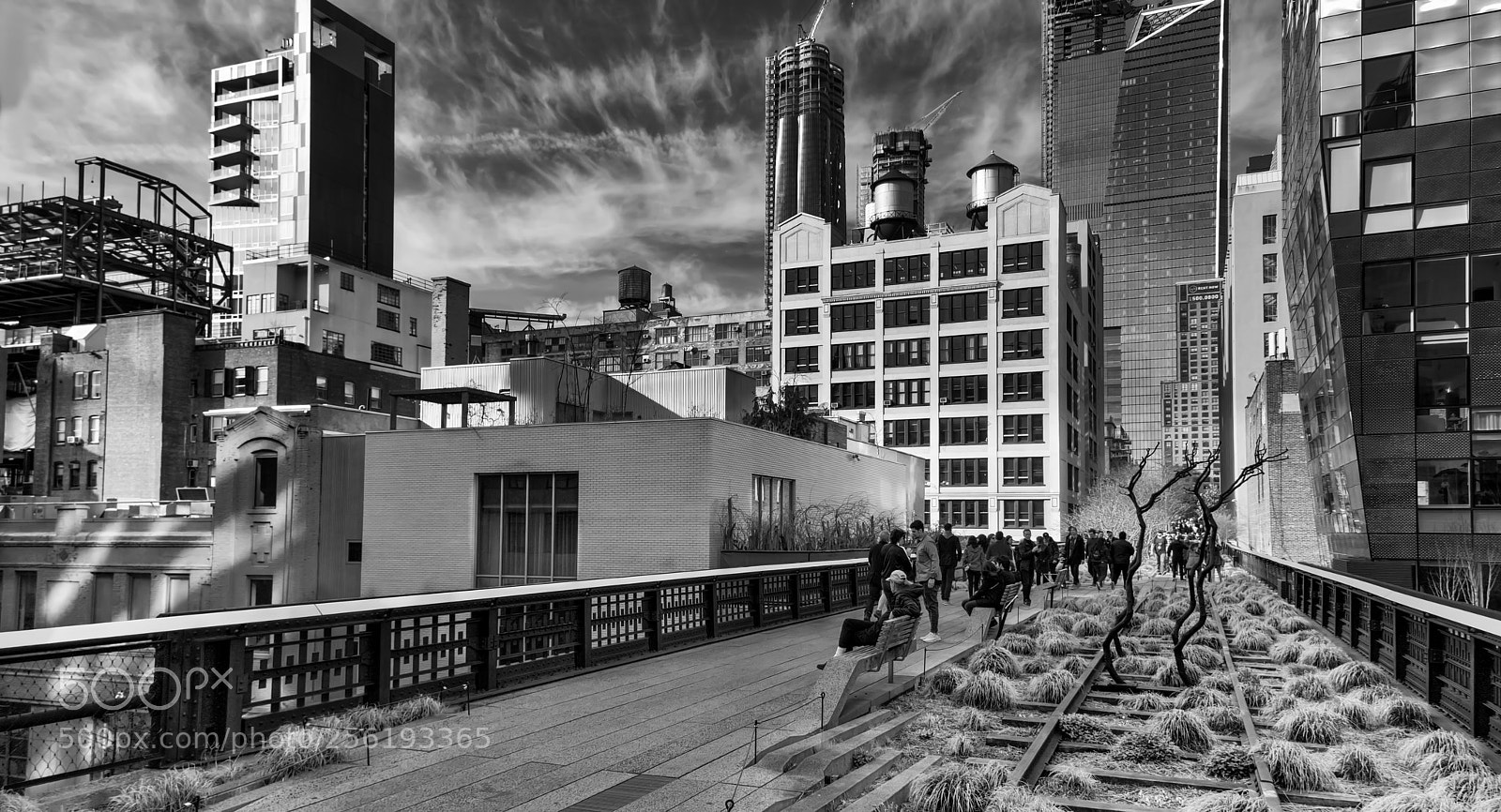 Sony a6300 sample photo. Manhattan highline bw photography