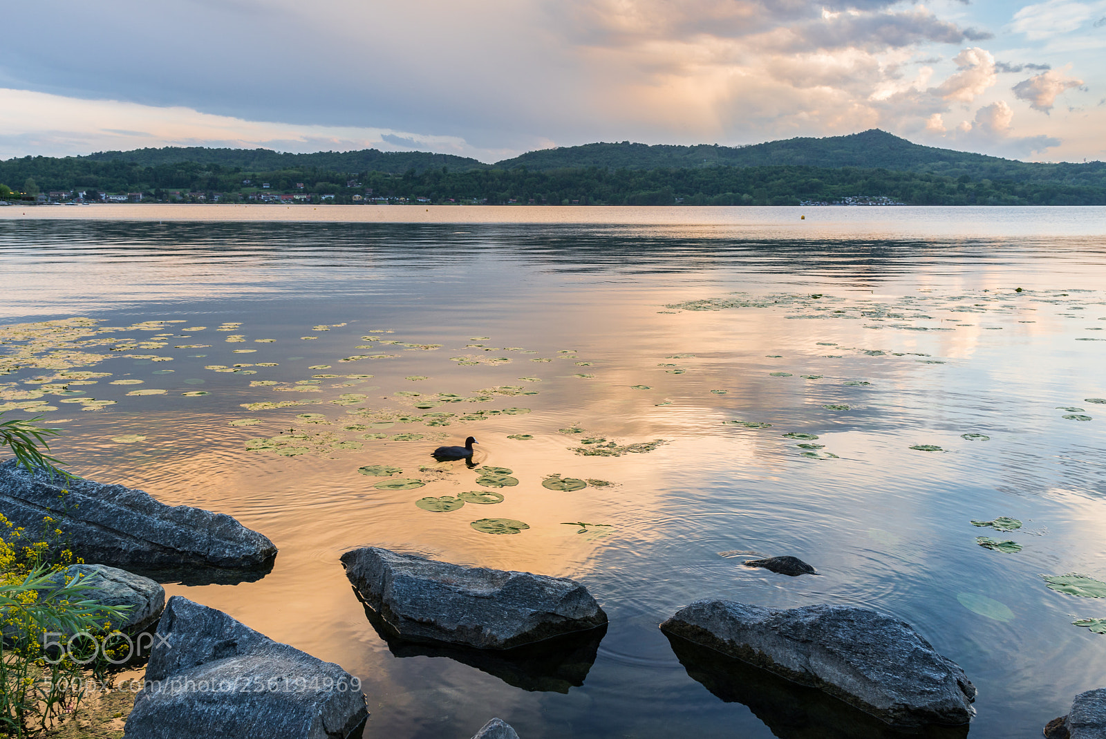 Nikon D610 sample photo. Tramonto sul lago photography