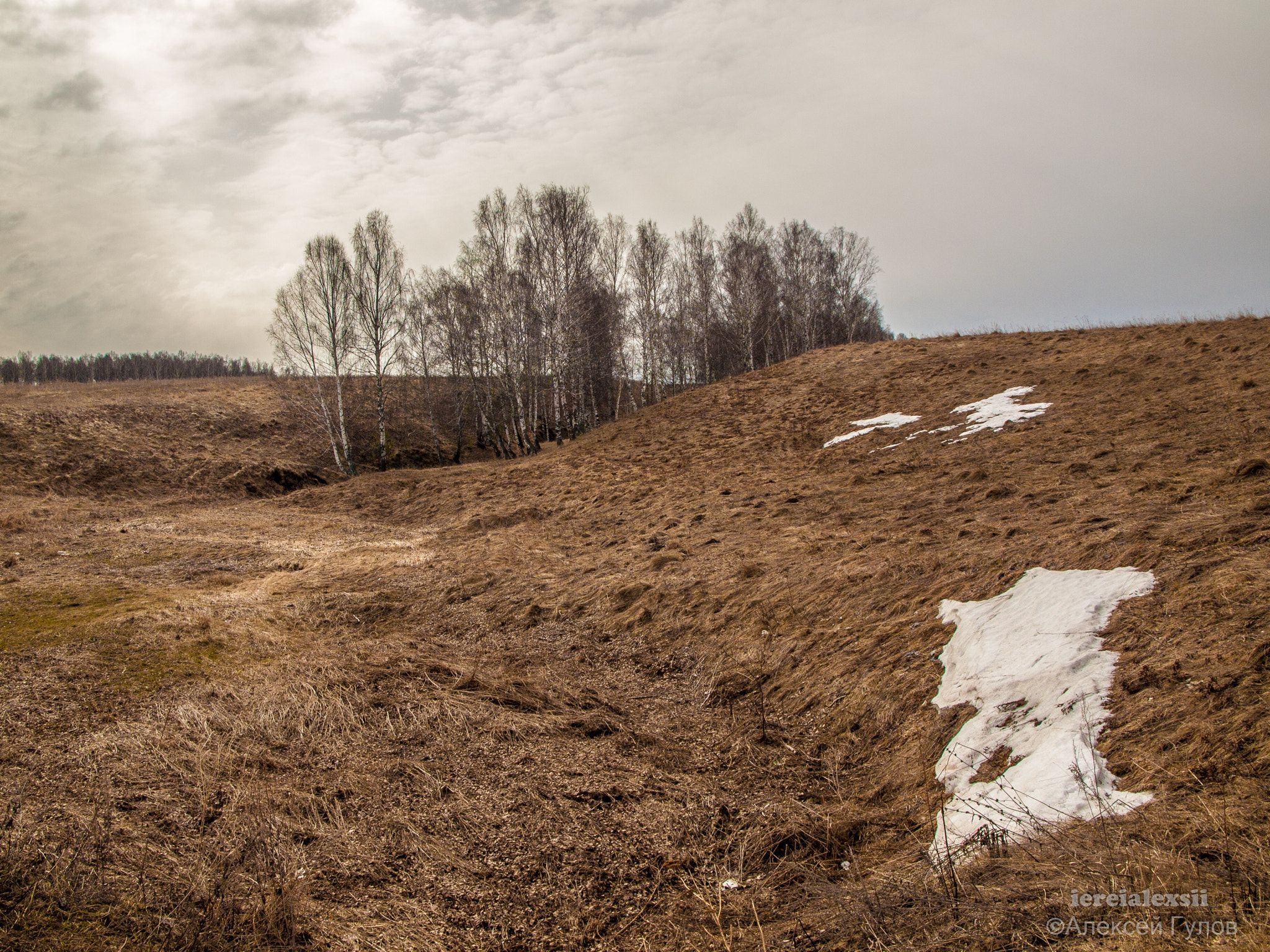 Olympus E-450 (EVOLT E-450) sample photo. The remnants of winter.
 photography