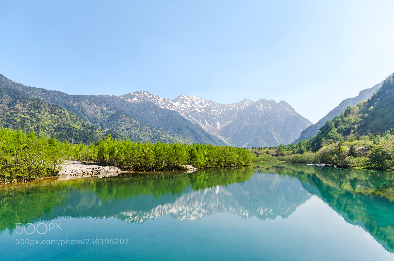 Nikon D5100 sample photo. Hotaka mountain range reflect photography