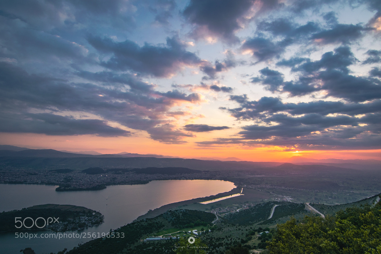 Nikon D5300 sample photo. Ioannina sunset photography
