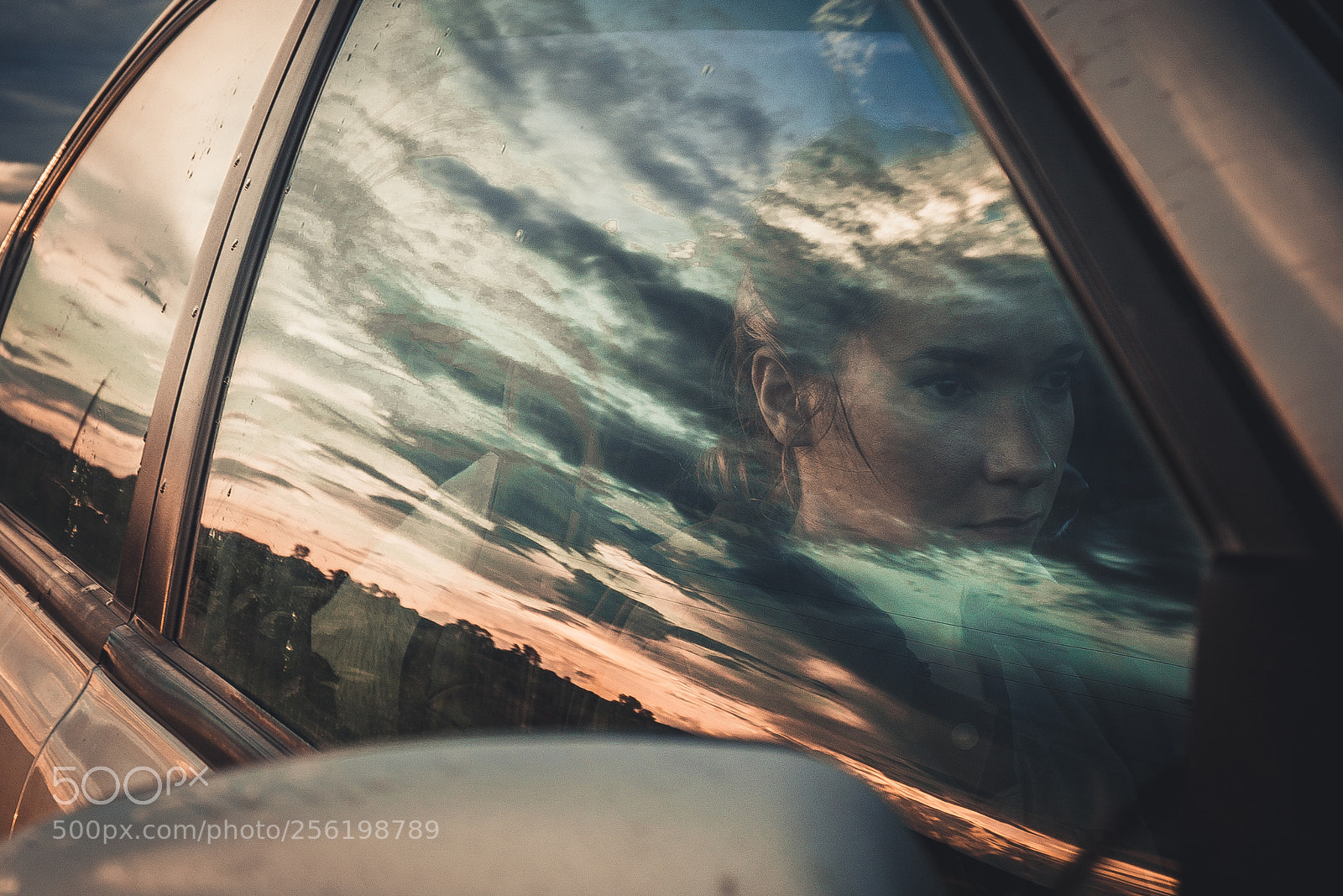 Sony a6000 sample photo. Sunset portrait photography