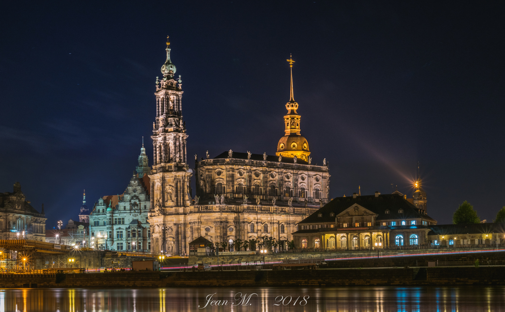 Nikon D5300 + Sigma 17-50mm F2.8 EX DC OS HSM sample photo. Katholische hofkirche mit hausmannsturm photography