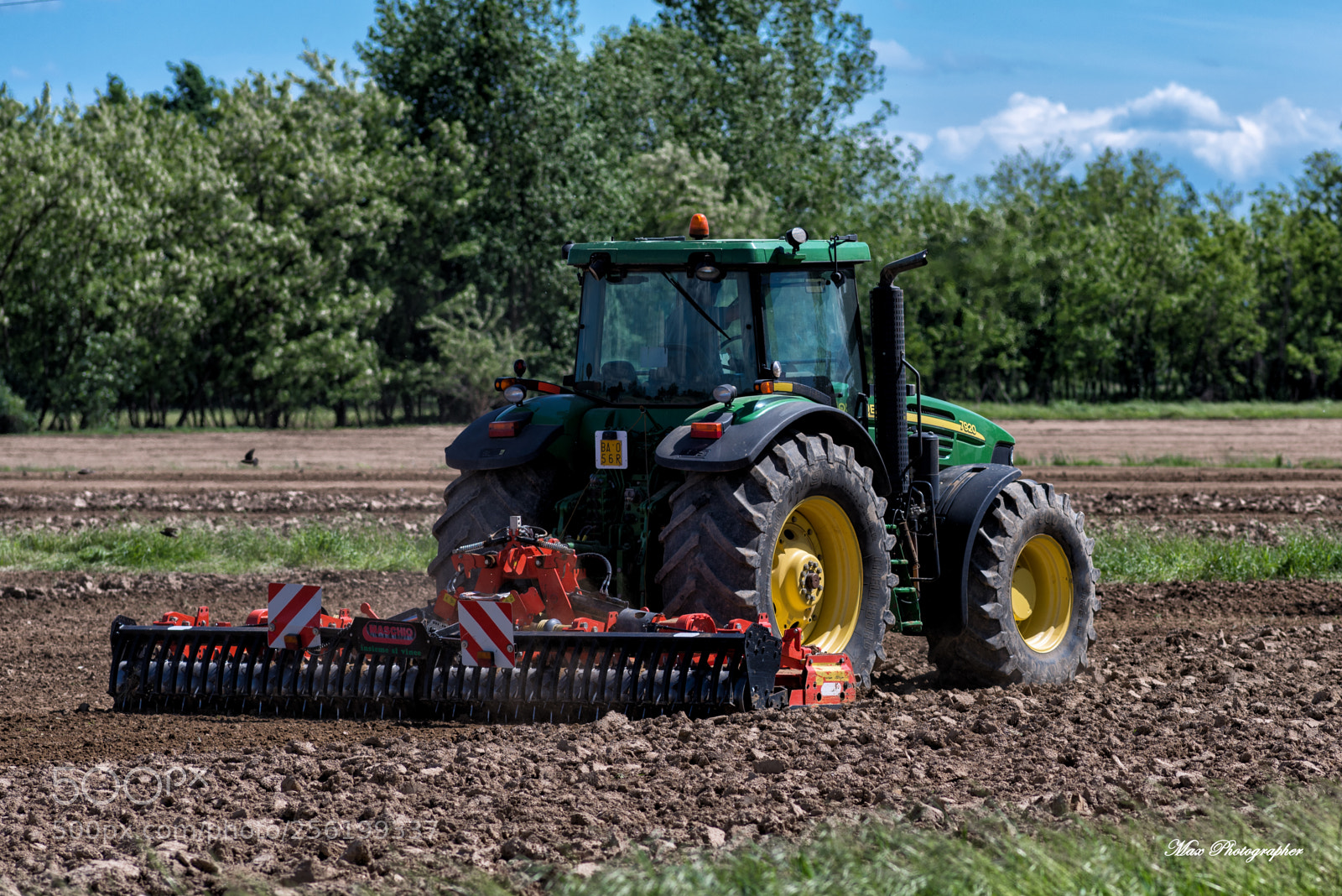 Nikon D750 sample photo. John deere 7920 at work photography