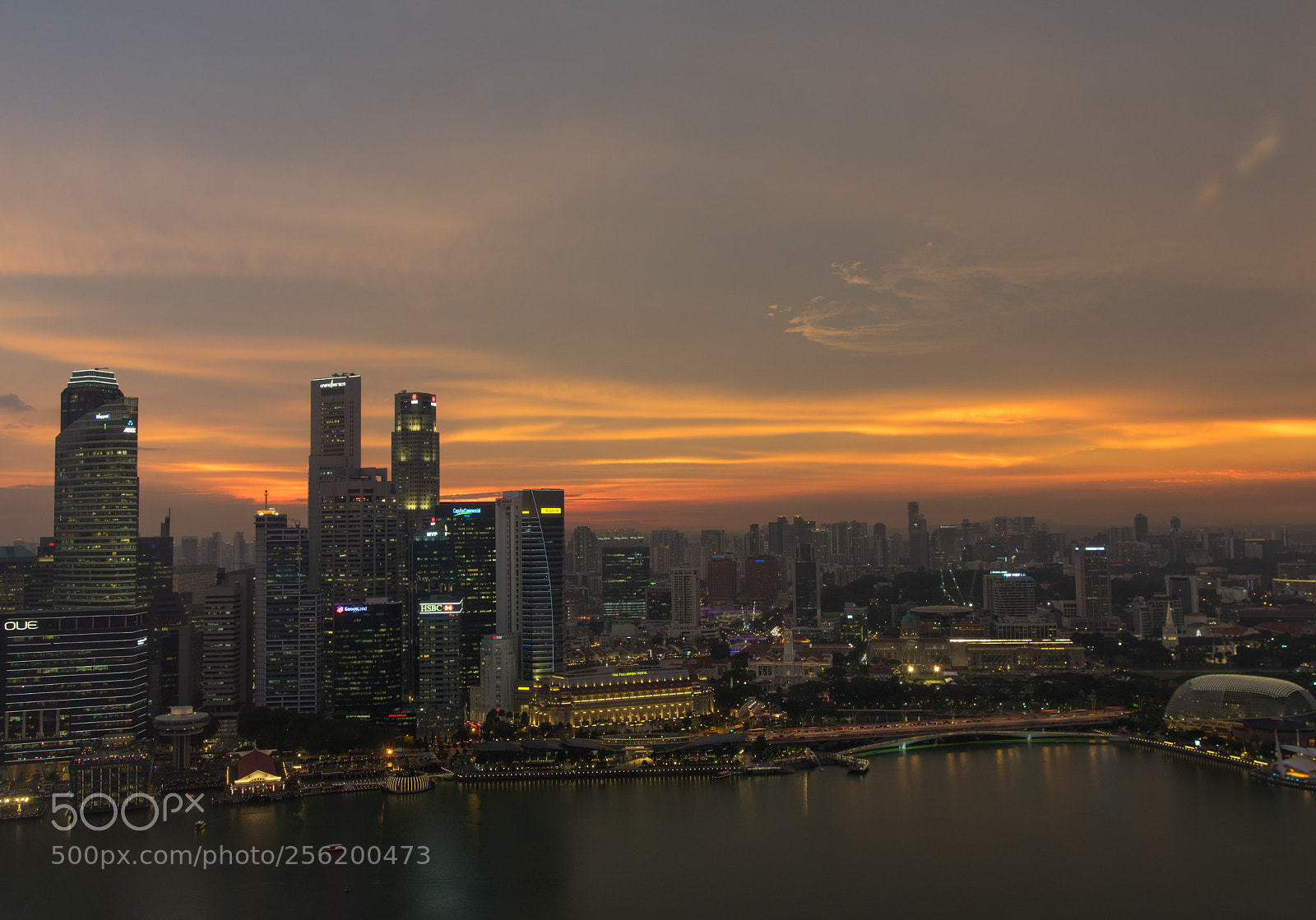 Pentax K-3 sample photo. Sunset of singapole photography