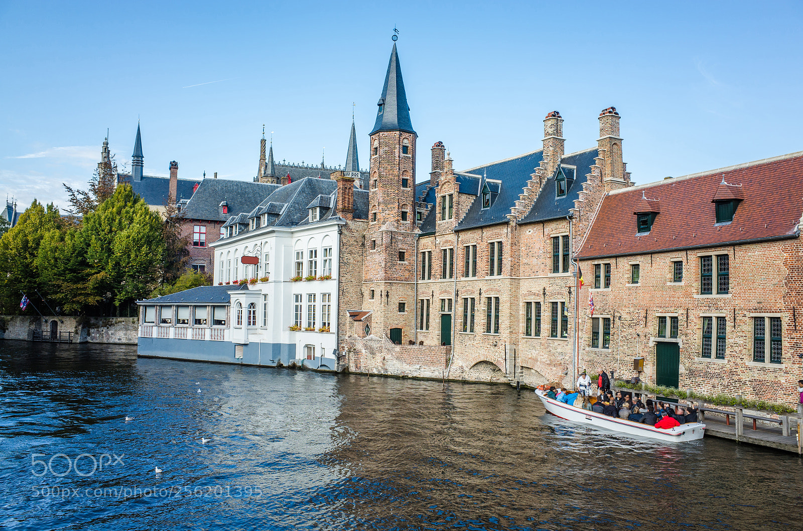 Ricoh GR sample photo. Canal in bruge, belgium photography