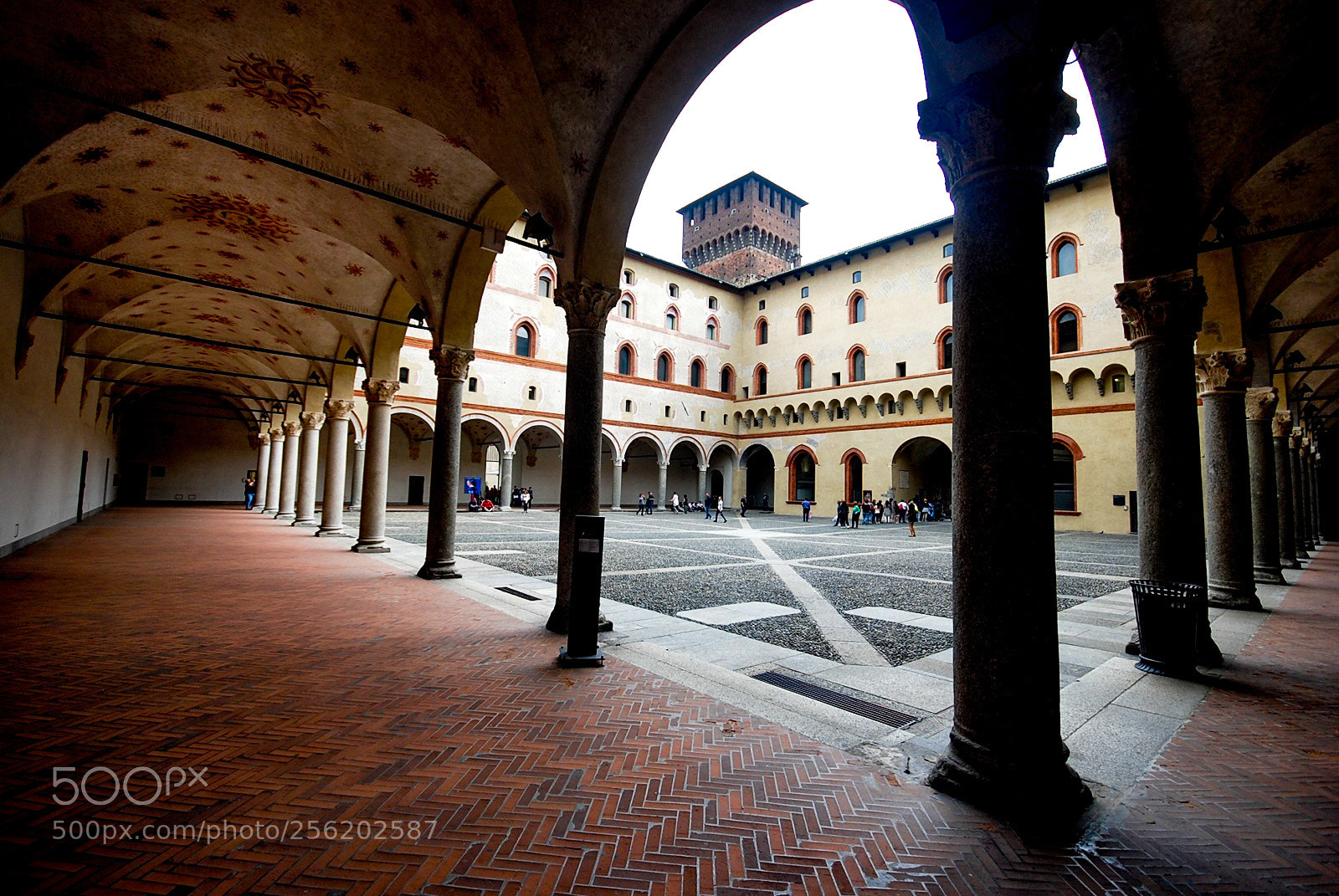Nikon D80 sample photo. Castello sforzesco di milano photography