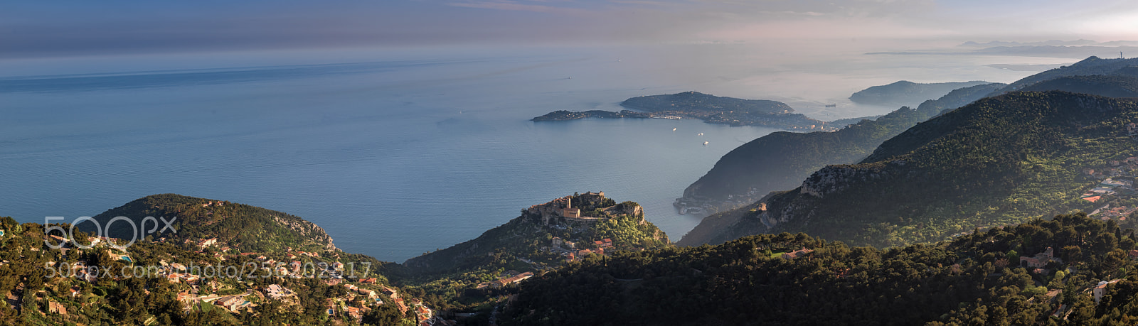 Nikon D810 sample photo. Eze-sur-mer  -  panorama photography