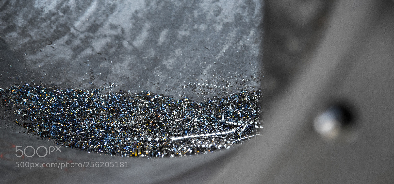Canon EOS 6D sample photo. Metal chip indutry steel photography
