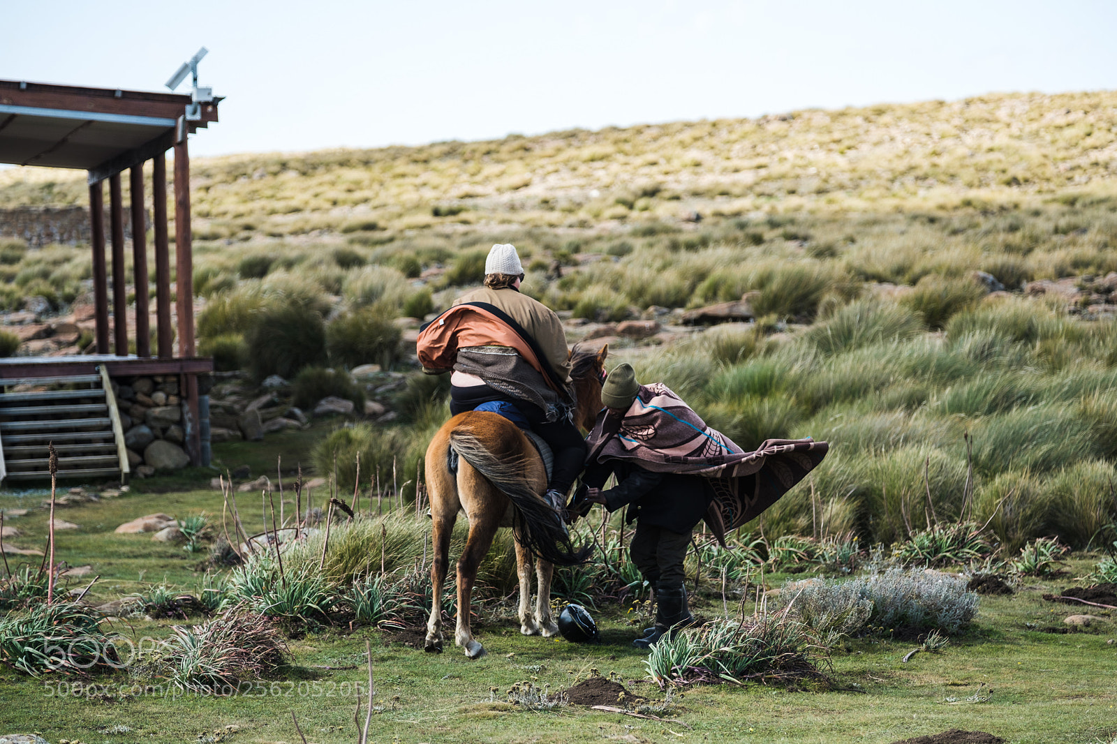 Fujifilm X-T2 sample photo. Lesotho rider photography