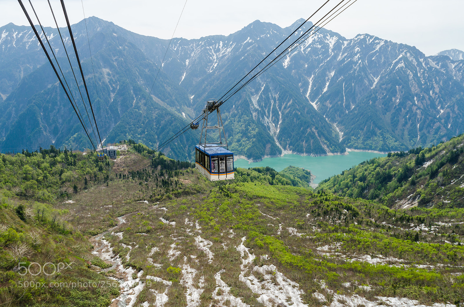 Nikon D5100 sample photo. Cable car tateyama kurobe photography