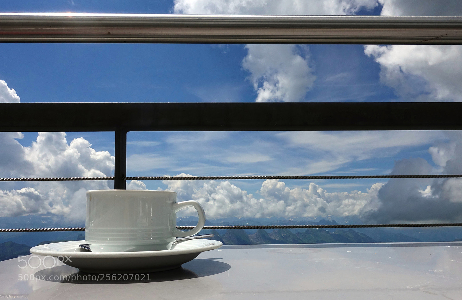 Sony DSC-RX100M5 sample photo. Coffee with a view photography