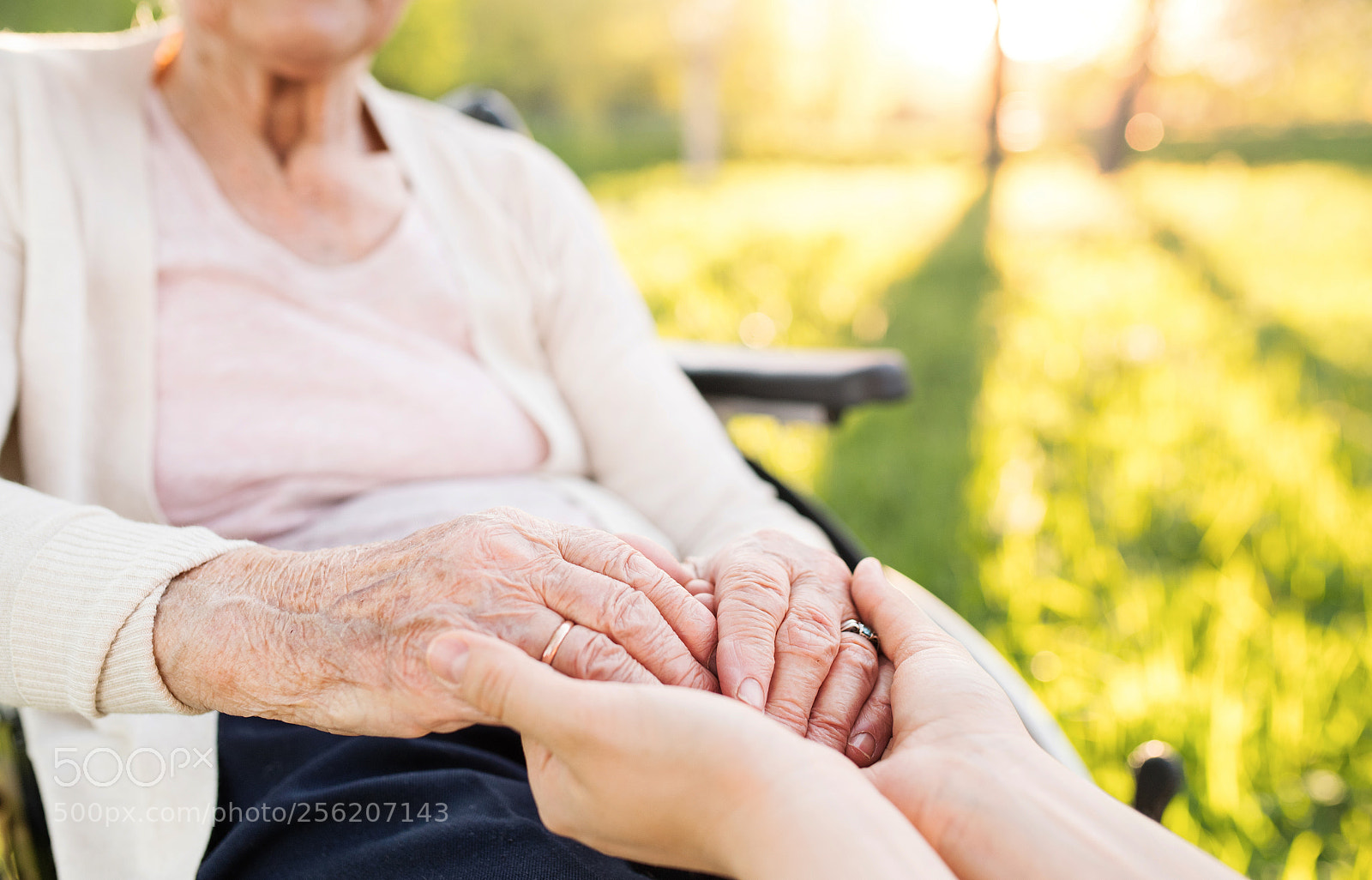 Nikon D5 sample photo. Elderly grandmother in wheelchair photography