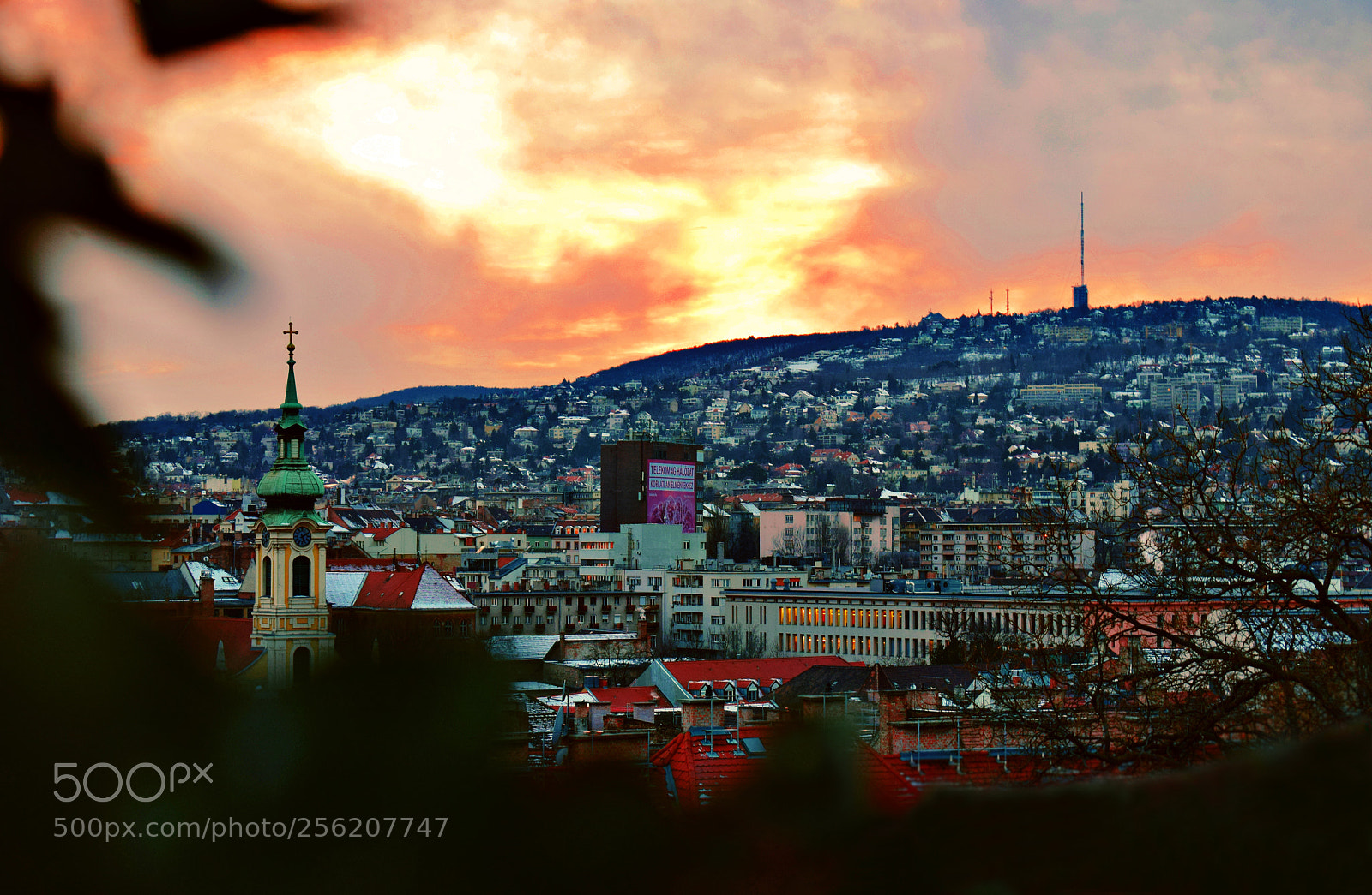 Nikon D5300 sample photo. Budapest sunset painted in photography