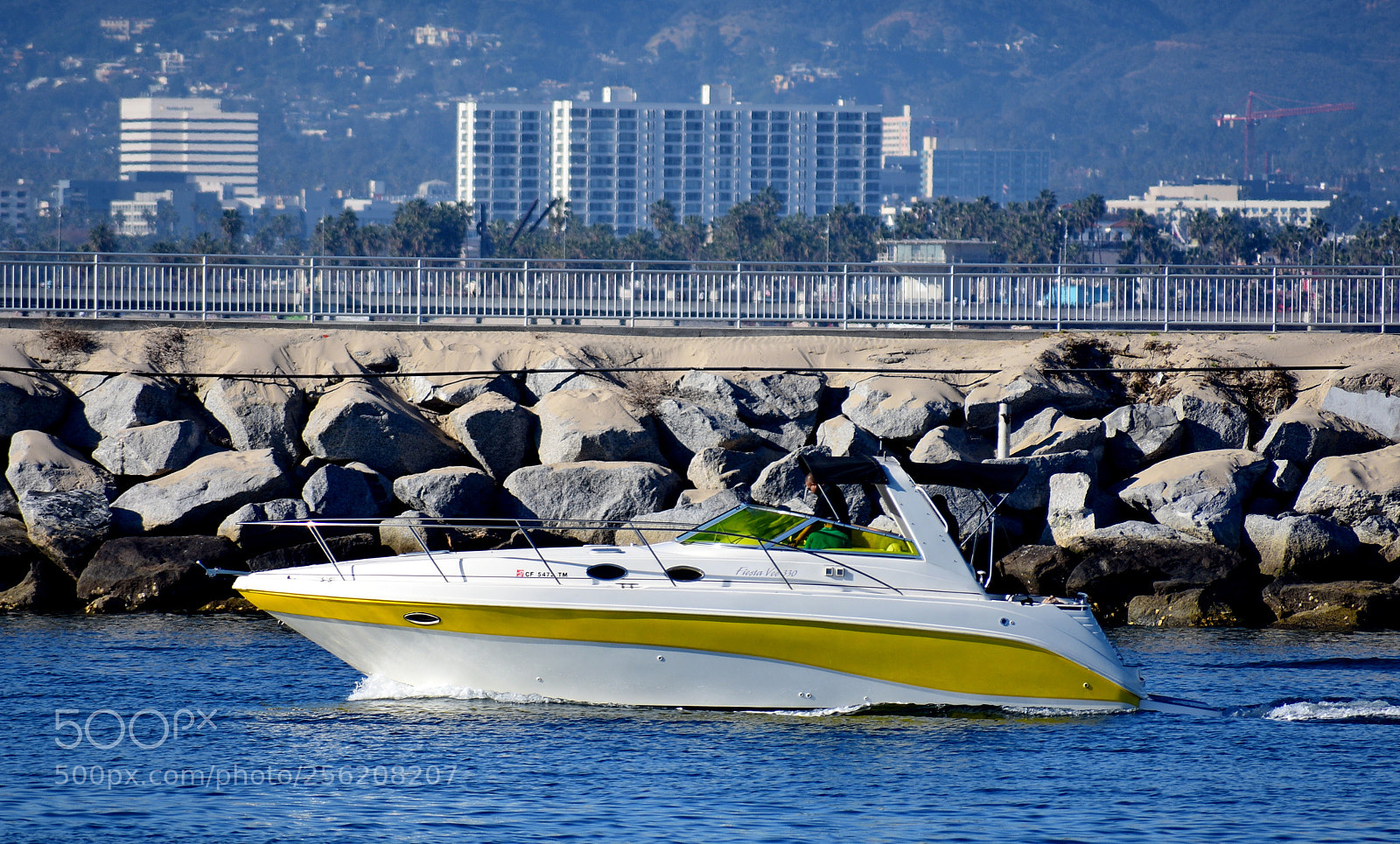 Nikon D7200 sample photo. Powerboat cruising marina channels photography