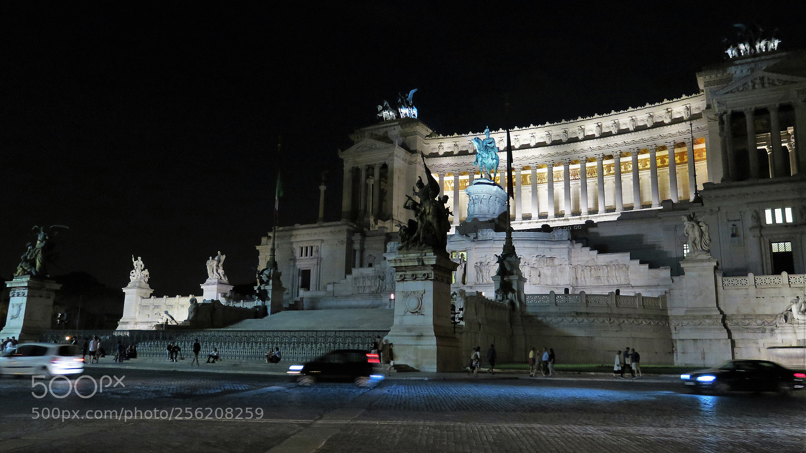 Canon PowerShot G3 X sample photo. Rome at night photography