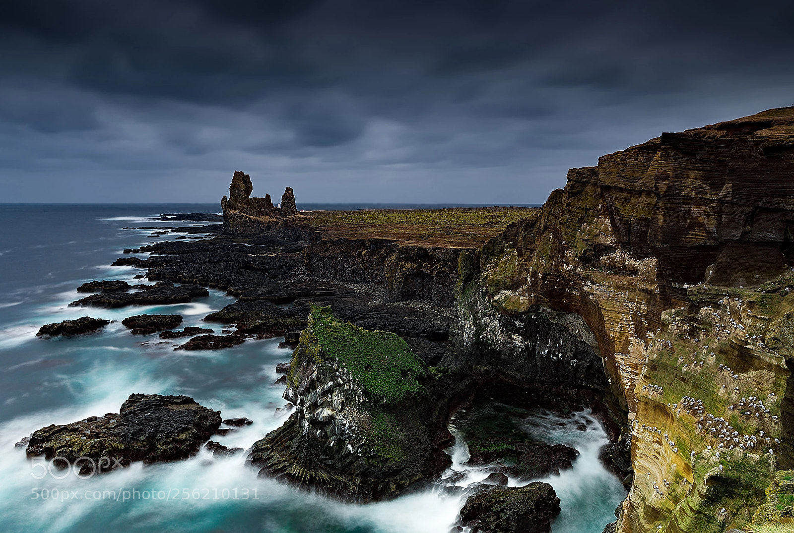 Sony a7R III sample photo. Londrangar basalt cliffs photography