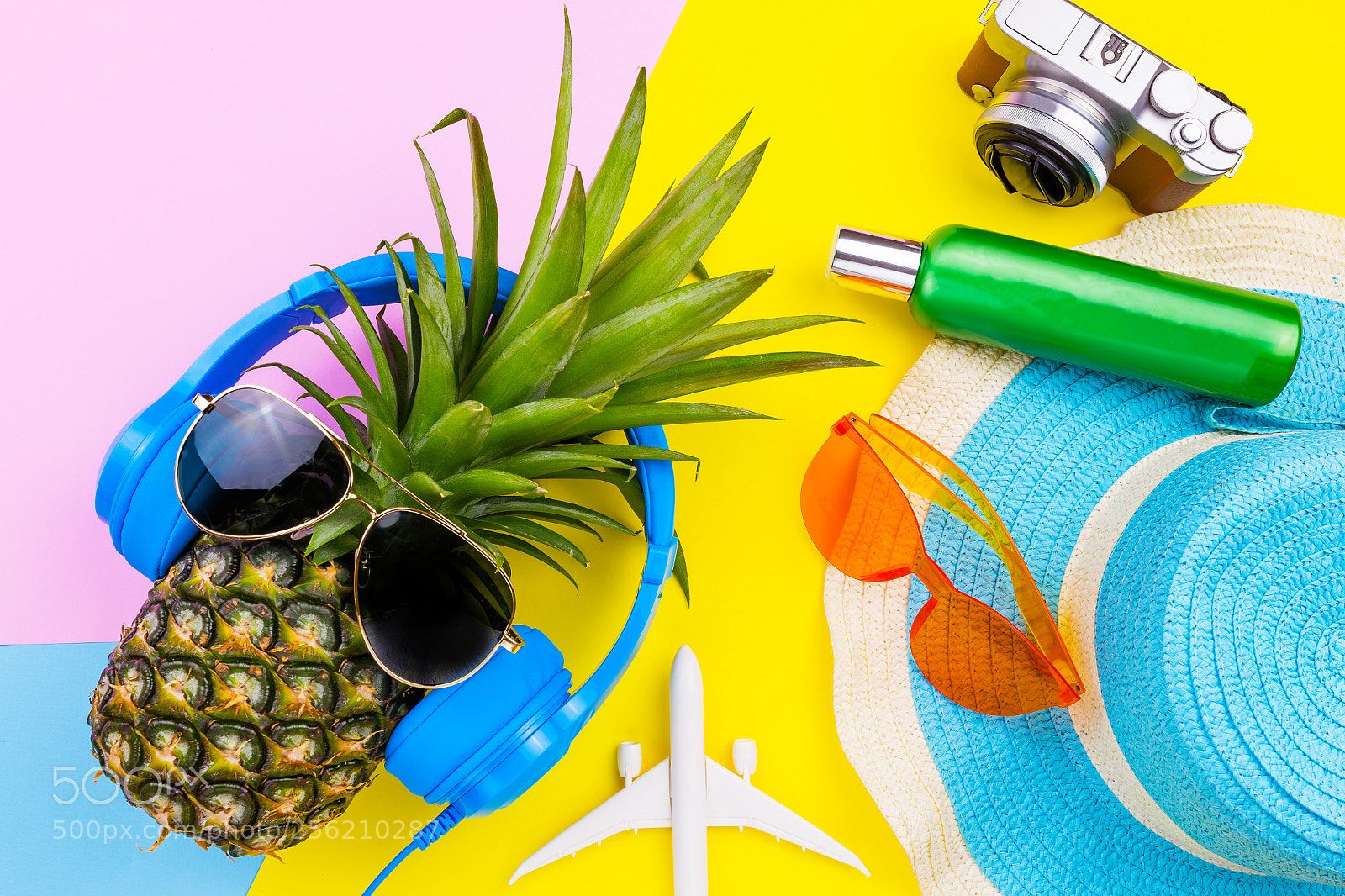 Canon EOS 6D sample photo. Fashion pineapple. bright summer photography