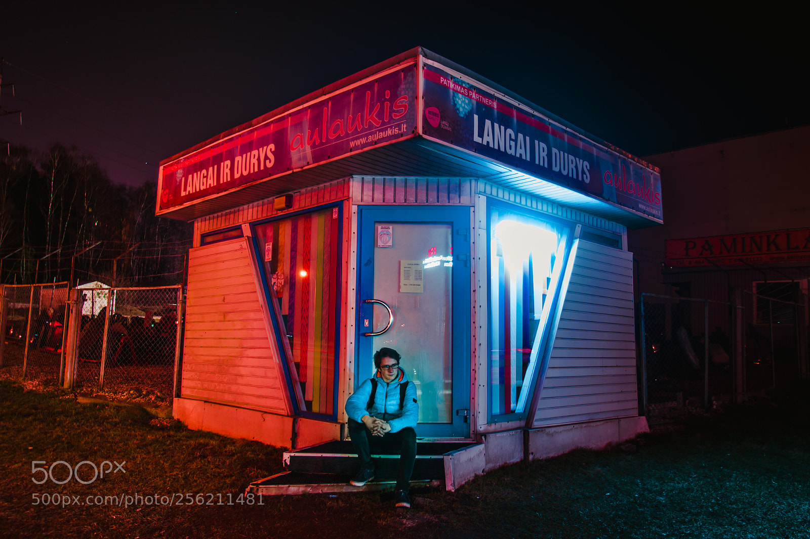 Nikon D3100 sample photo. Neon blue photography