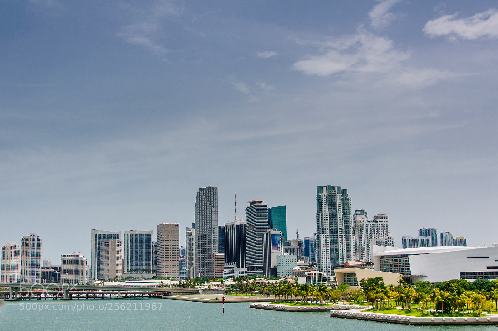 Nikon D90 sample photo. Miami beach skyline photography