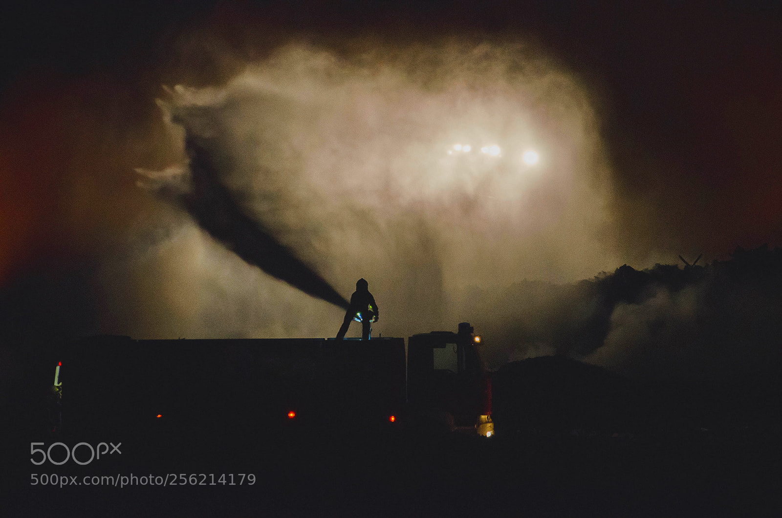 Nikon D7000 sample photo. Firefighter in action photography
