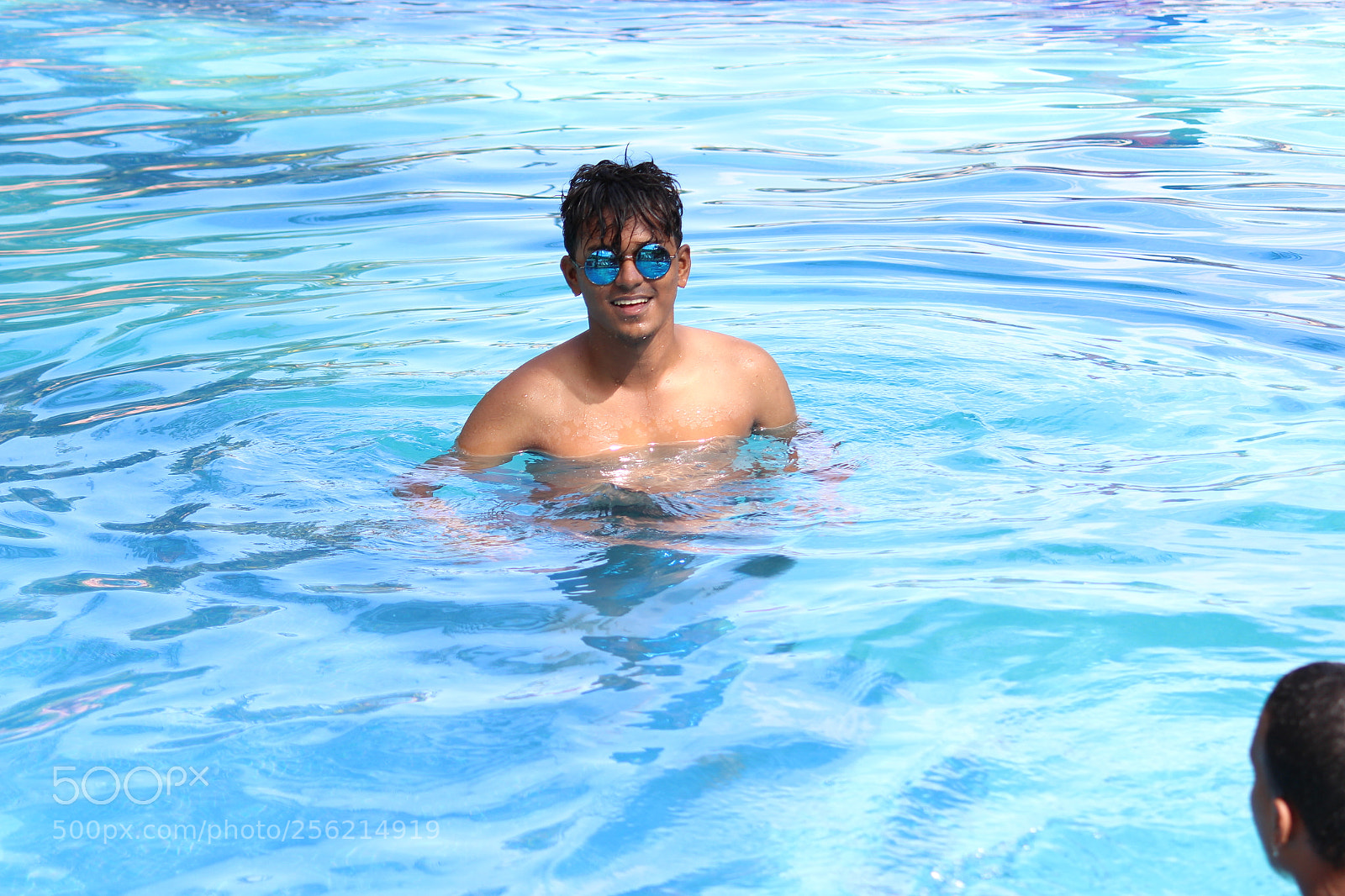 Canon EF-S 55-250mm F4-5.6 IS II sample photo. Swim photography