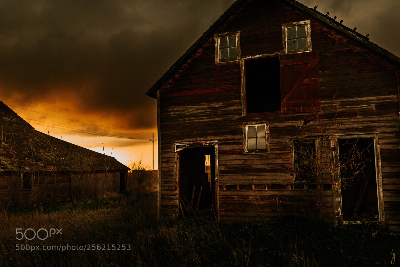 Nikon D750 sample photo. Barn in the storm photography