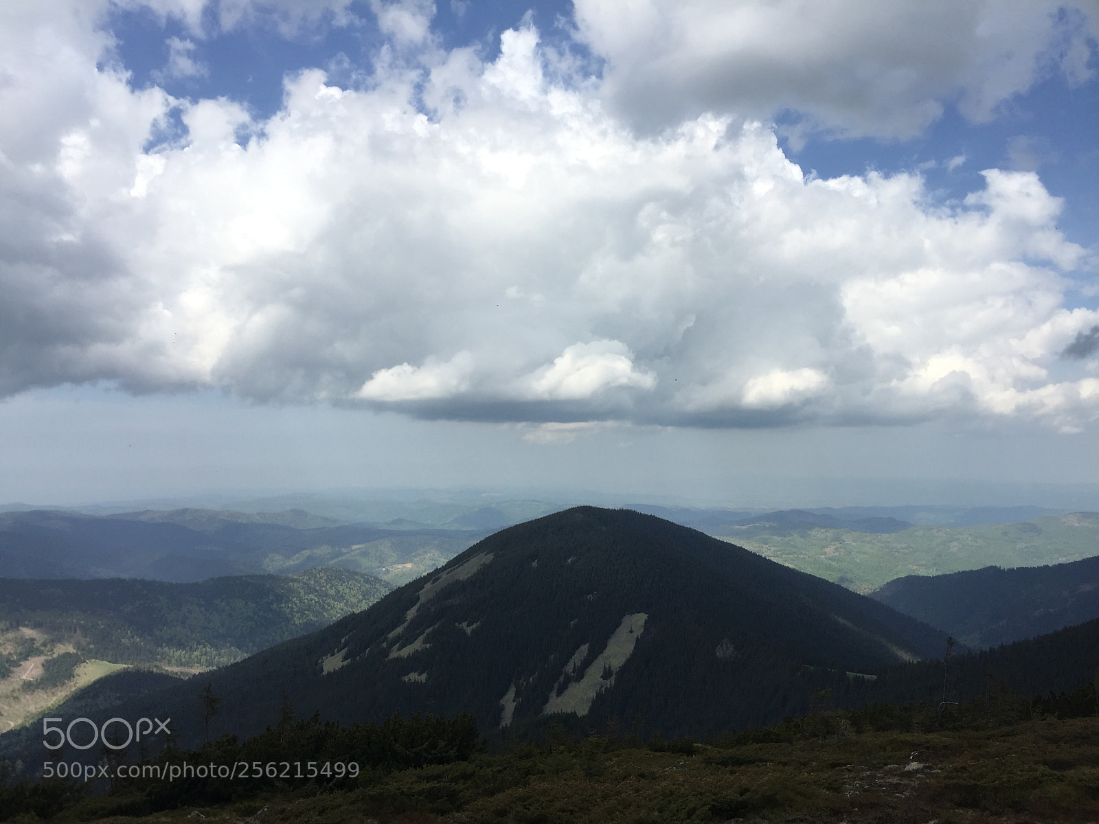 Apple iPhone 6 sample photo. Mountain and its hat photography