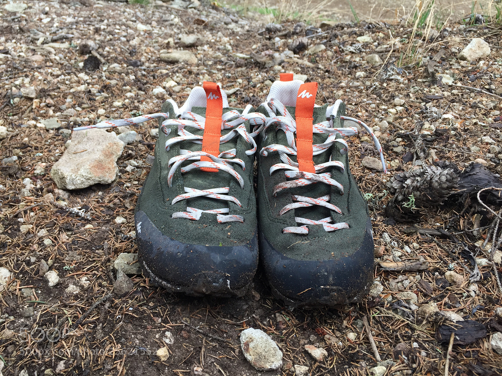 Apple iPhone 6 sample photo. Used hiking shoes photography