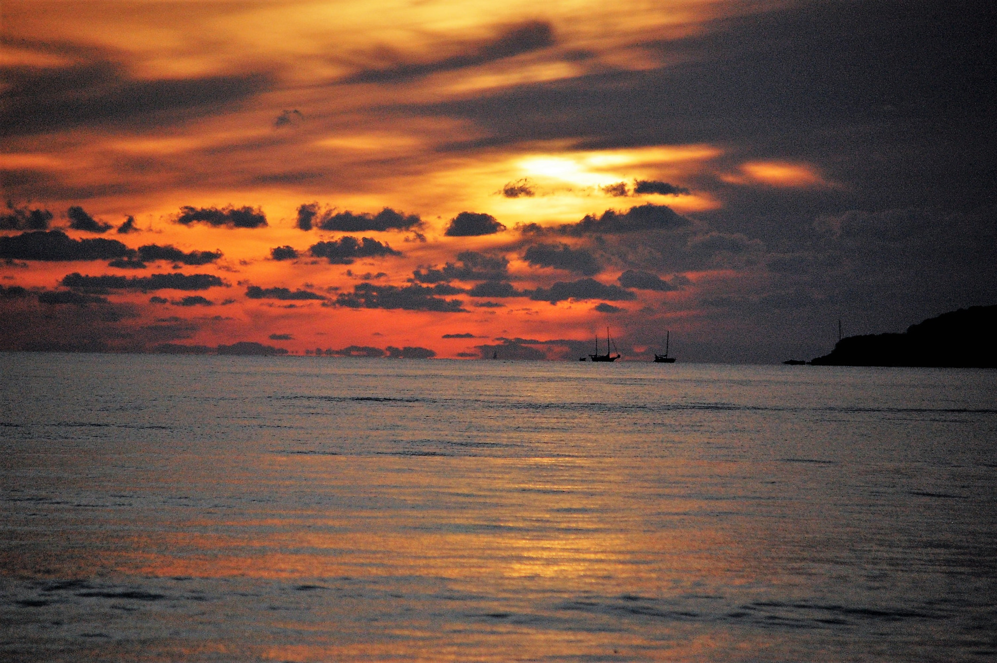 Nikon D40 sample photo. Pacific sunset photography