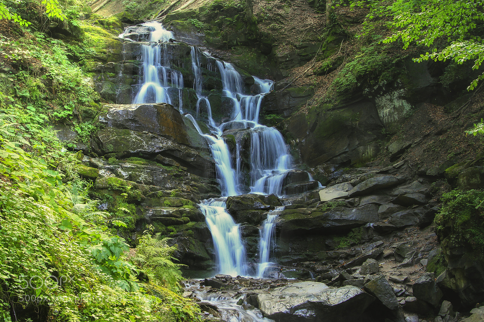 Canon EOS 7D sample photo. Shiipit falls, carpathians, ukraine photography