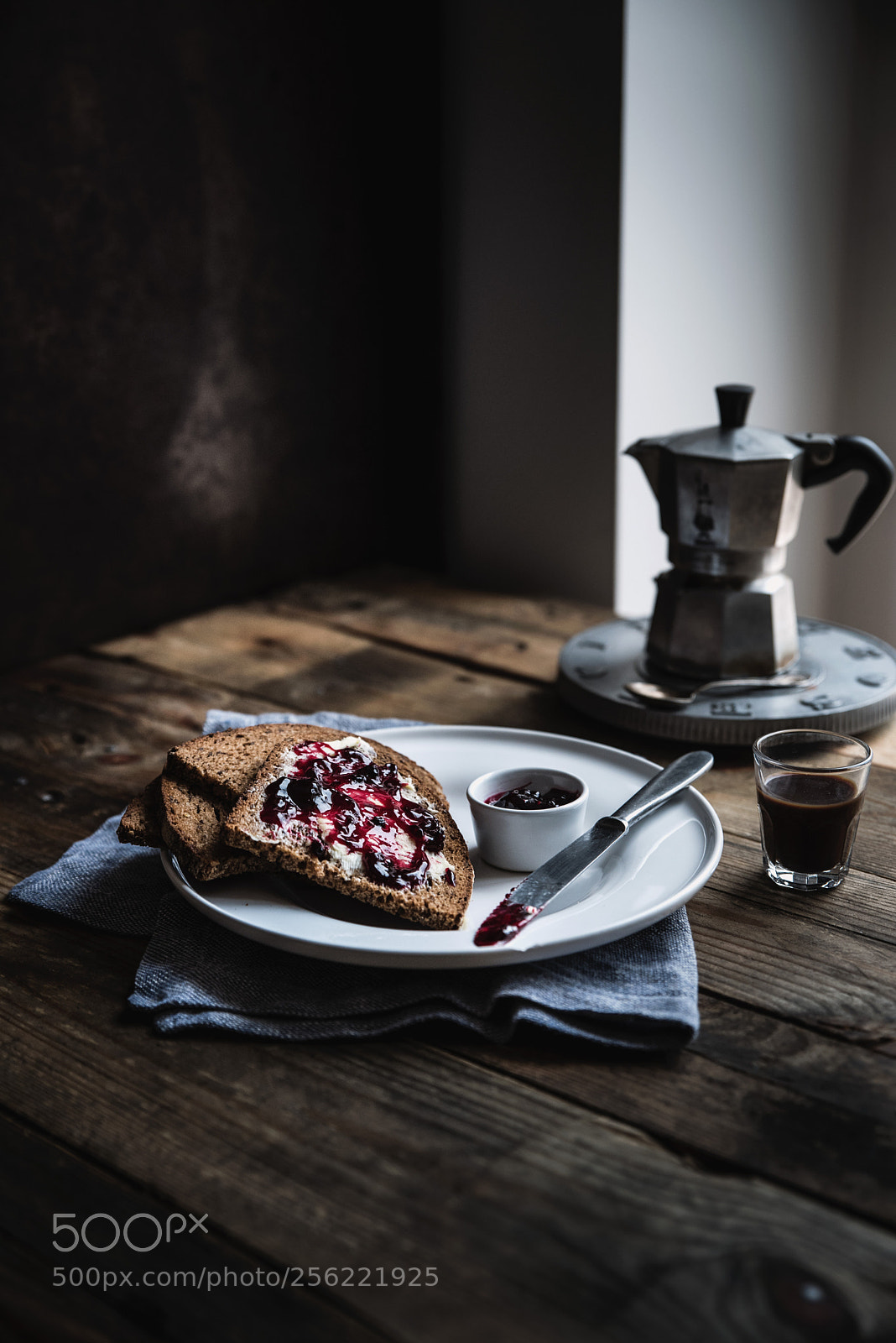 Nikon D750 sample photo. Bread and jam photography