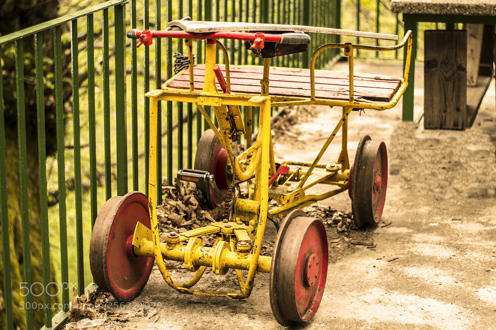 Nikon D3100 sample photo. Rail bike photography