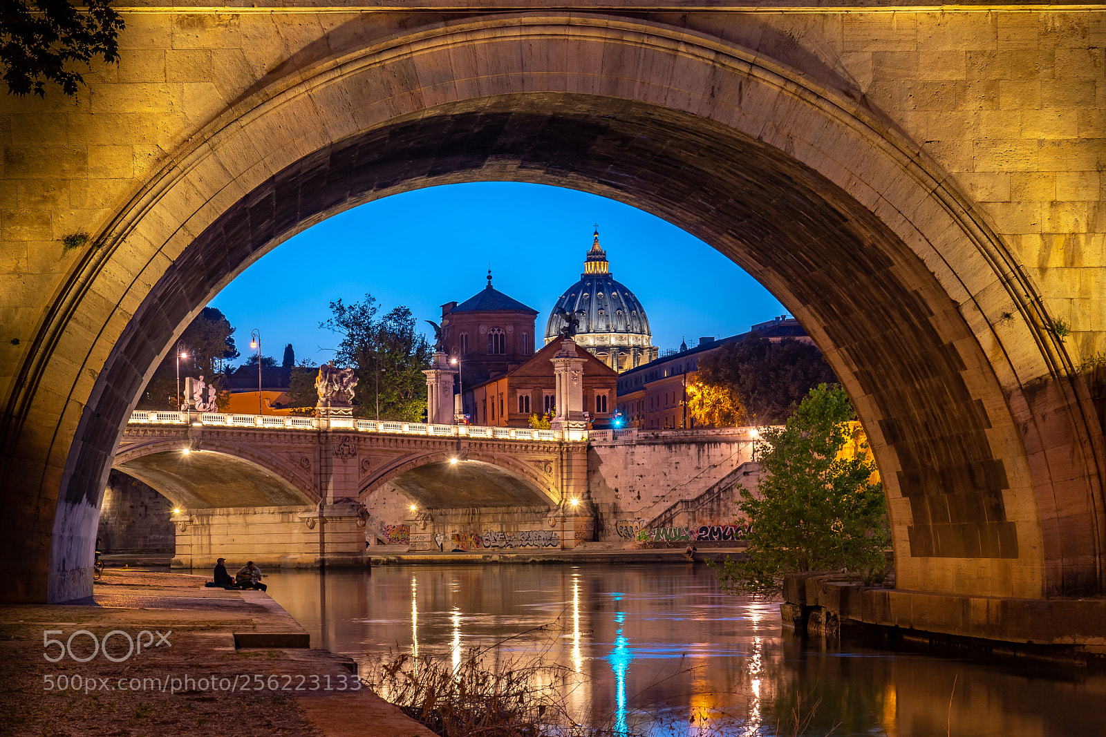 Nikon D5500 sample photo. Musicians under a bridge photography
