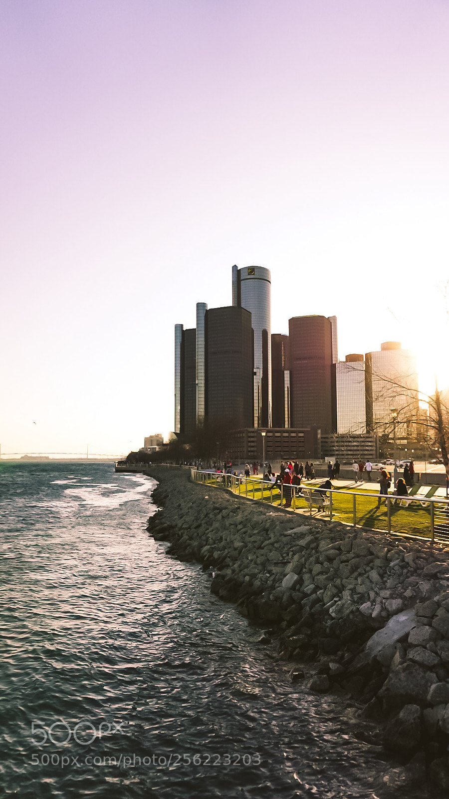 Sony a6000 sample photo. Sunset in detroit photography