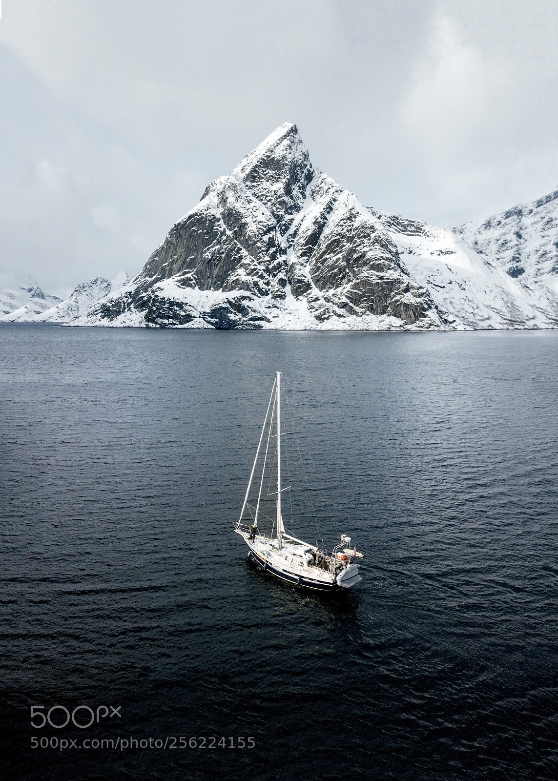 DJI FC220 sample photo. Sailing through the fjords photography