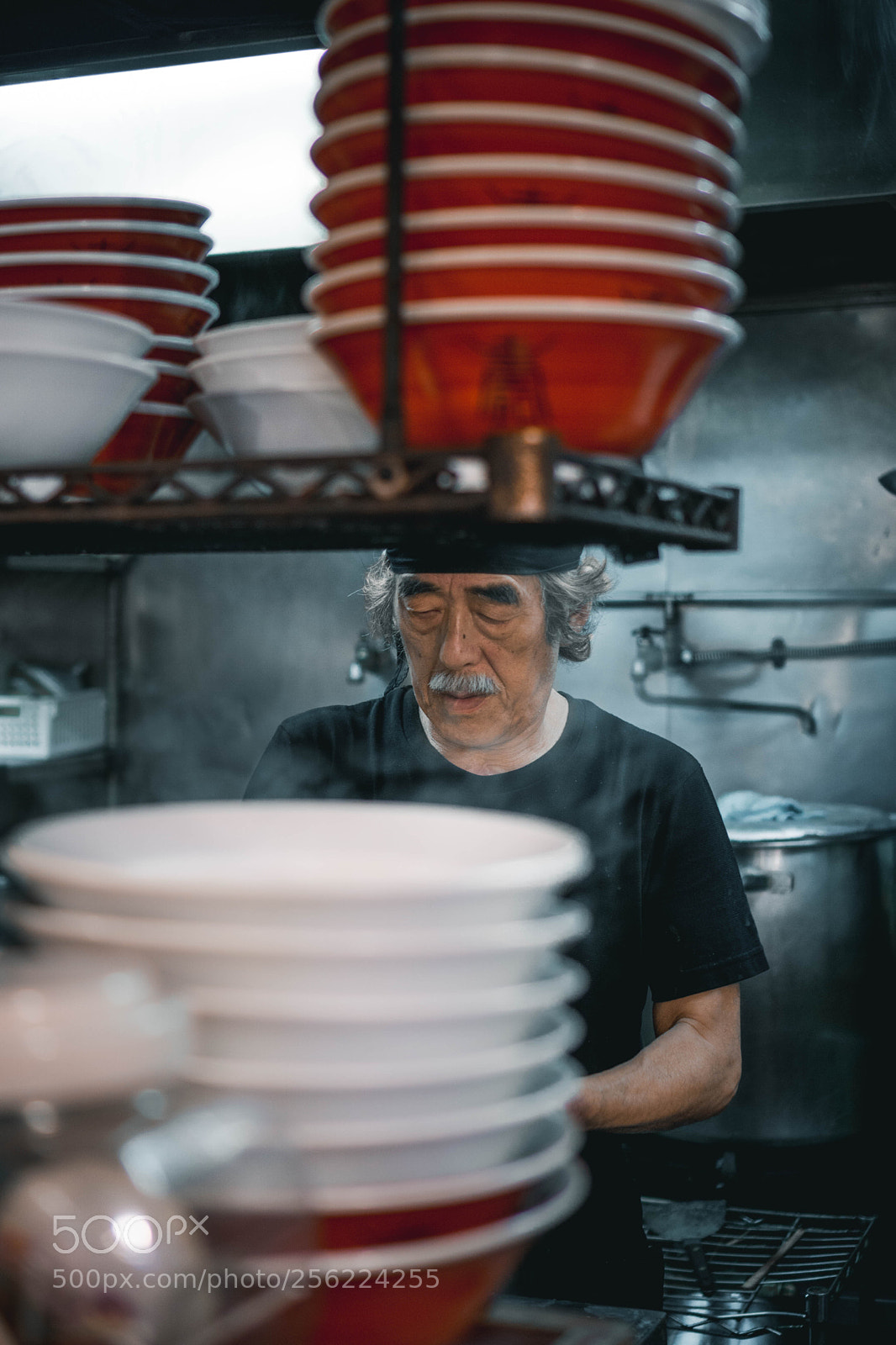 Sony a6000 sample photo. Ramen chef photography