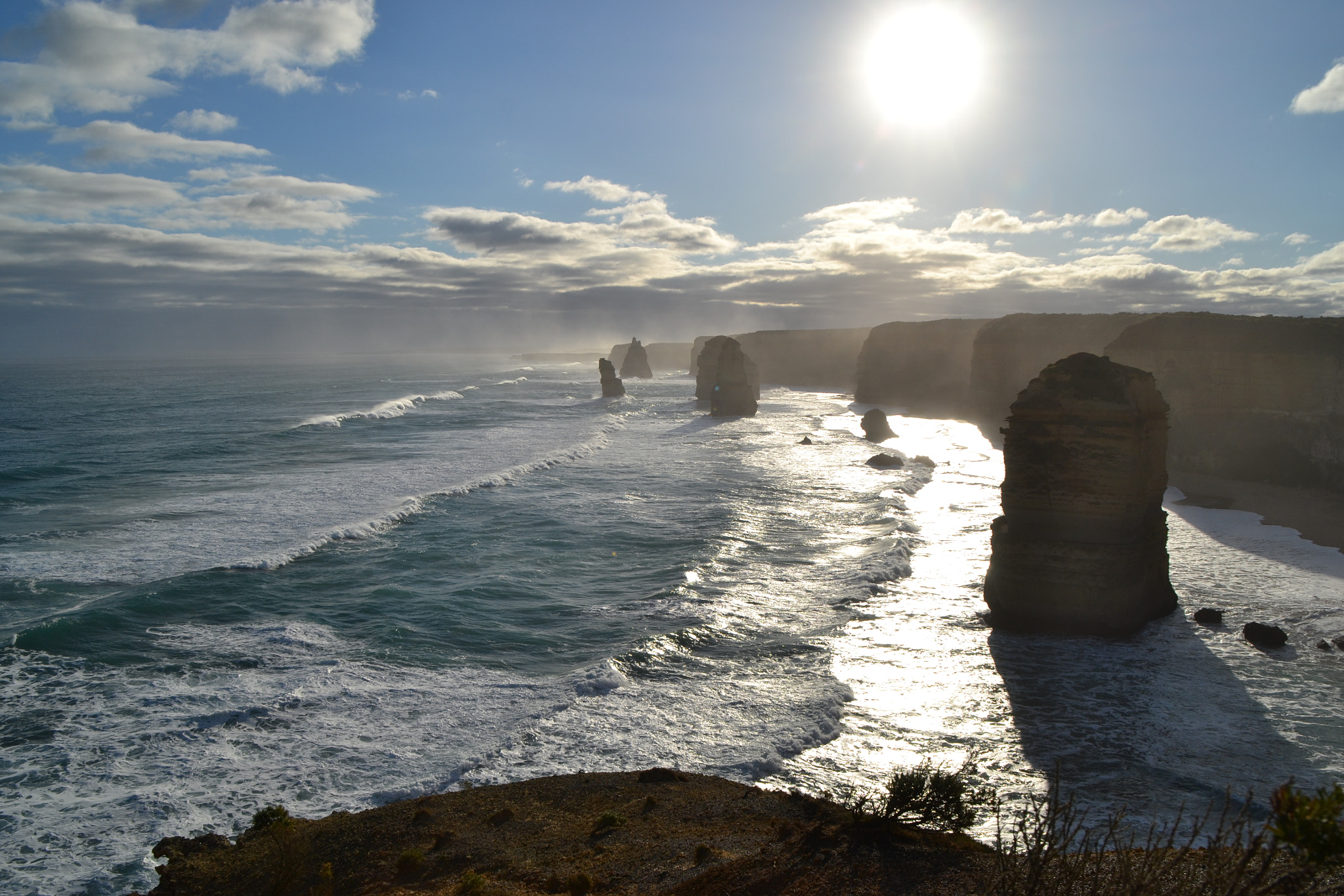 Nikon D3100 sample photo. Twelve apostles photography