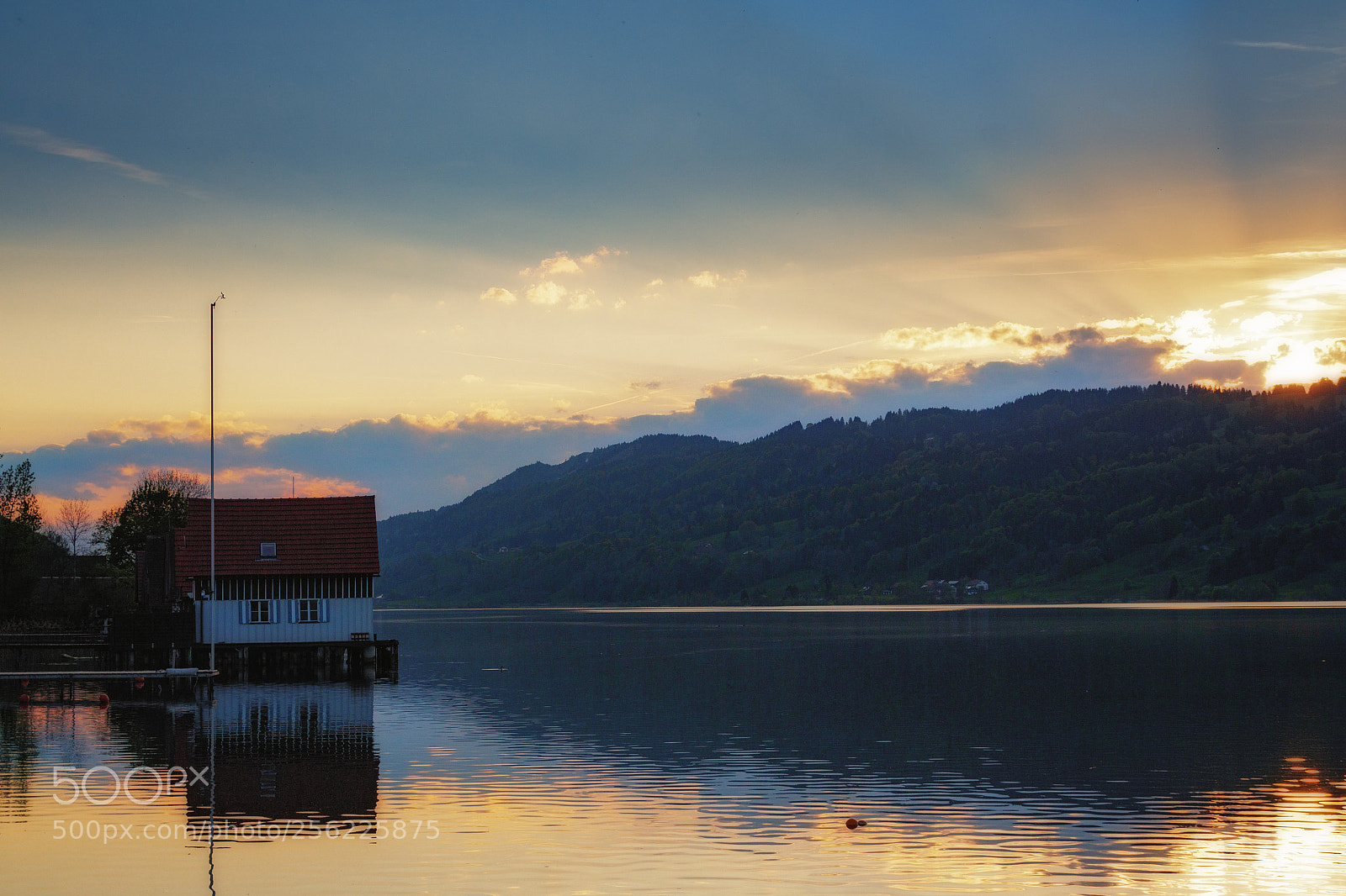 Canon EOS 700D (EOS Rebel T5i / EOS Kiss X7i) sample photo. Sonnenuntergang am alpsee photography