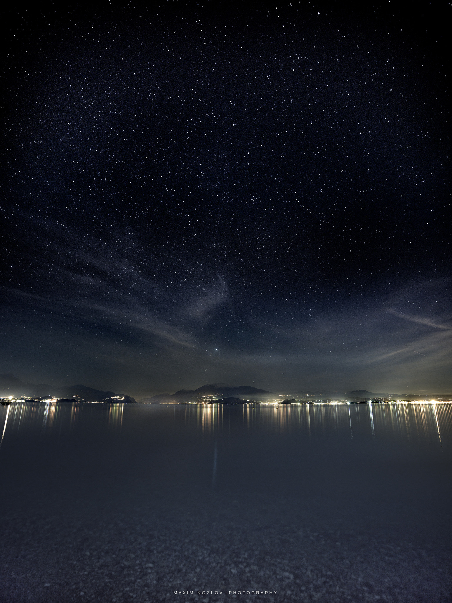 Hasselblad H6D-100C sample photo. Lago di garda. night. photography