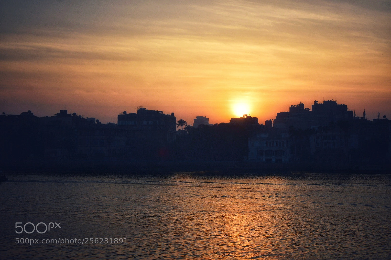 Nikon D5300 sample photo. Nile sunset photography