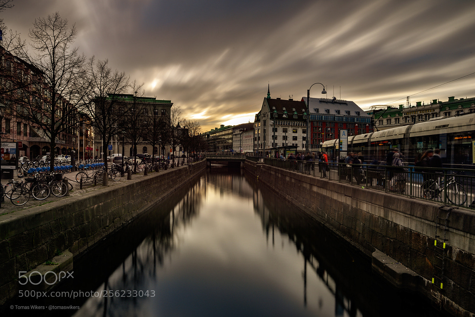 Nikon D610 sample photo. Sunset at drottningtorget photography