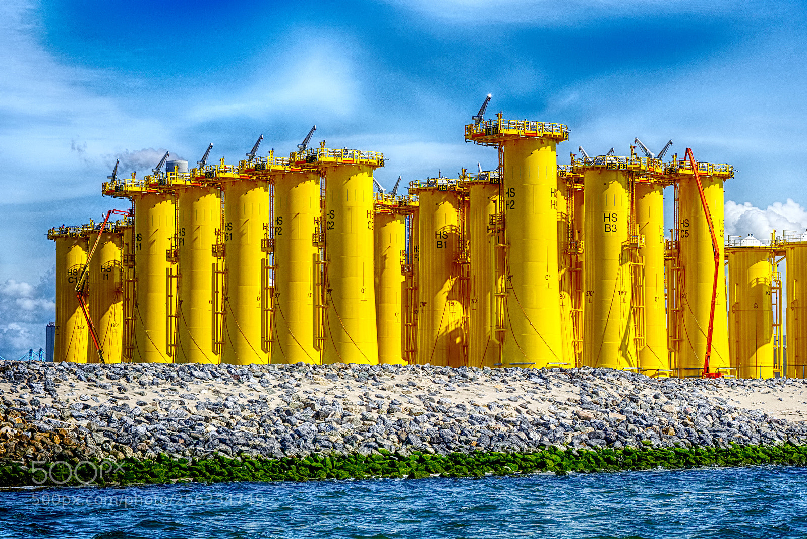 Nikon D5200 sample photo. Yellow and blue photography